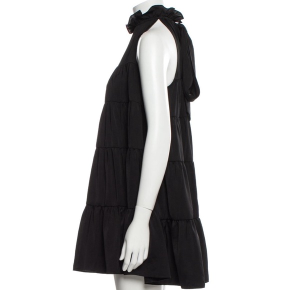 RHODE Black Mock Neck Tent Dress  | Size: XS - Picture 4 of 8